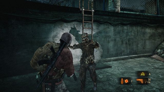 Enemies like to catch characters. By doing so, they deal lots of damage for a short time. - Combat - The basics - Resident Evil: Revelations 2 Game Guide
