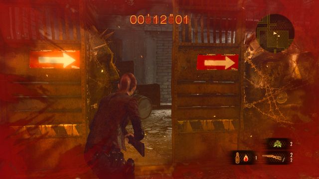 Only one door is safe - you can check which one is it as Moira. - Find Neil - Factory on fire | Judgement - Claire - Judgement - Claire - Resident Evil: Revelations 2 Game Guide