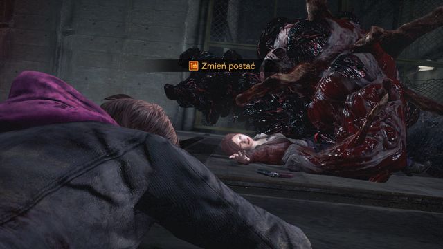 Switch to Moira and grab the gun or kill Neil as Claire by pressing the right key quickly. - Fight with Neil | Judgement - Claire - Judgement - Claire - Resident Evil: Revelations 2 Game Guide