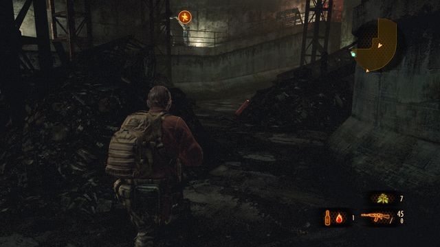 Here you will encounter the first invisible Glasp. - Leave the sewers - Sluice gates | Judgement - Barry - Judgement - Barry - Resident Evil: Revelations 2 Game Guide