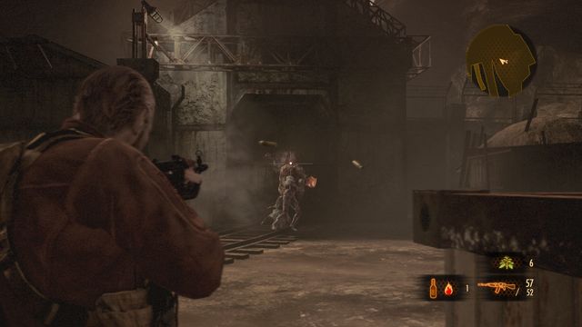 First, eliminate the enemy spitting larvae. - Find Alex - The battle | Judgement - Barry - Judgement - Barry - Resident Evil: Revelations 2 Game Guide