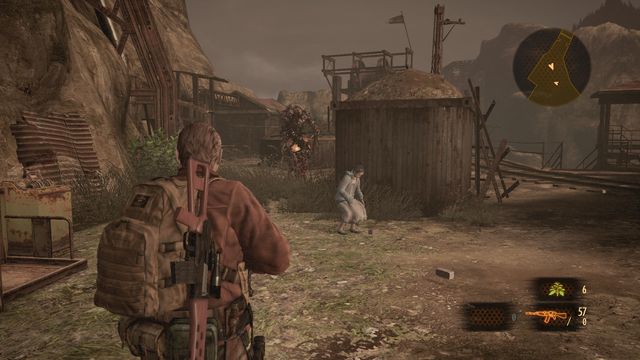 Remember to keep your distance. - Find Alex - The battle | Judgement - Barry - Judgement - Barry - Resident Evil: Revelations 2 Game Guide