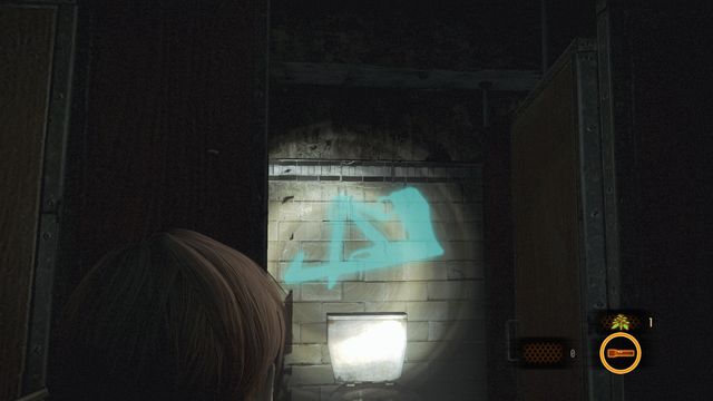 In the first Factory (the one with the hawk room), go to the toilets on the first floor (to the right of the stairs) - Kafka Drawings (Moira) - Judgement | Emblems - Episode 3 - Judgement - Tower emblems - Resident Evil: Revelations 2 Game Guide