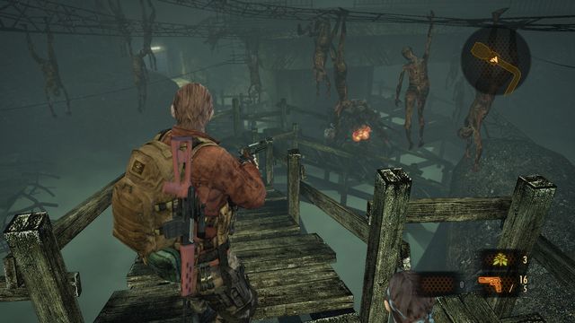 Running away is much easier than hard and ammunition consuming fight. - Follow Alex | Metamorphosis - Barry - Metamorphosis - Barry - Resident Evil: Revelations 2 Game Guide