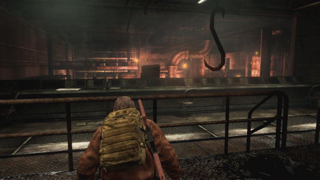 You will find useful map of the underground laboratory and a note on the control panel. - Find Alex | Metamorphosis - Barry - Metamorphosis - Barry - Resident Evil: Revelations 2 Game Guide