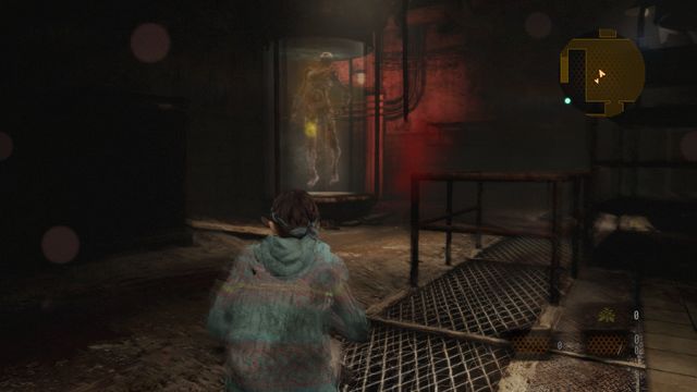In this room you must go to the previously avoided door (on the right) - Find Alex | Metamorphosis - Barry - Metamorphosis - Barry - Resident Evil: Revelations 2 Game Guide