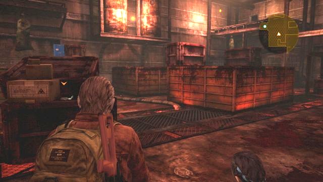 Before the battle, collect all equipment that can be found here. - Find Alex - continuing after finding Emblem key | Metamorphosis - Barry - Metamorphosis - Barry - Resident Evil: Revelations 2 Game Guide