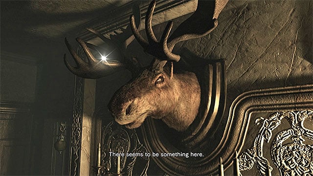 Examine the trophy on the wall to obtain a clock hand - The clock puzzle | Umbrella Training Facility Walkthrough - Umbrella Training Facility - Resident Evil Zero HD Game Guide & Walkthrough