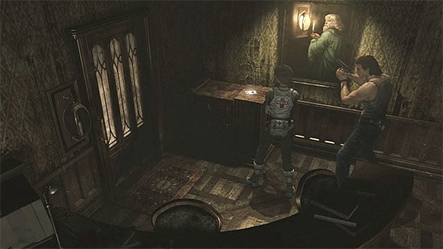 Your next task is to solve the puzzle in the conference room (the one with the second typewriter) (M2,5) and first, you will need to obtain two microfilms - The conference room puzzle | Umbrella Training Facility Walkthrough - Umbrella Training Facility - Resident Evil Zero HD Game Guide & Walkthrough