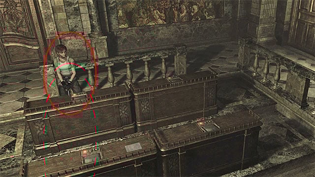 IN our example the ones to locate are stations 2 and D - The conference room puzzle | Umbrella Training Facility Walkthrough - Umbrella Training Facility - Resident Evil Zero HD Game Guide & Walkthrough