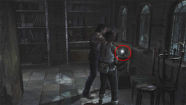 Now you have to find three other items and you can obtain them In any order you want - Unlocking access to the basement | Umbrella Training Facility Walkthrough - Umbrella Training Facility - Resident Evil Zero HD Game Guide & Walkthrough