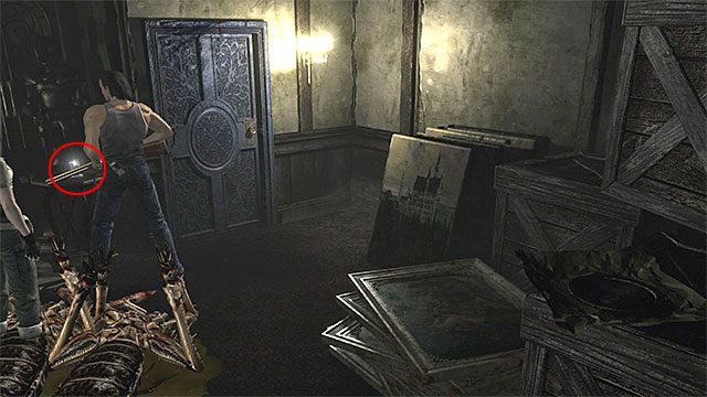 Next, go for the white statue - Unlocking access to the basement | Umbrella Training Facility Walkthrough - Umbrella Training Facility - Resident Evil Zero HD Game Guide & Walkthrough