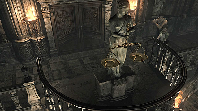 If you have taken all of the steps correctly, you should now have the Statue of Evil and the dobra Statue of Good - Unlocking access to the basement | Umbrella Training Facility Walkthrough - Umbrella Training Facility - Resident Evil Zero HD Game Guide & Walkthrough