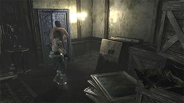 You can use the key from the basement to open the door on level 2F of the facility. - Unlocking the door to the observatory | Training Facility Basement Walkthrough - Training Facility Basement - Resident Evil Zero HD Game Guide & Walkthrough