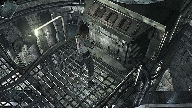 The place to which you have to carry the three tablets. - Unlocking the door to the observatory | Training Facility Basement Walkthrough - Training Facility Basement - Resident Evil Zero HD Game Guide & Walkthrough