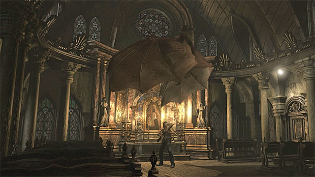 Use the shotgun when fighting the bat. - Boss: Infected Bat | Laboratory Walkthrough - Laboratory - Resident Evil Zero HD Game Guide & Walkthrough