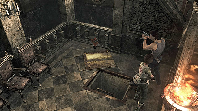 Leave the church (M4,1) - Reaching the research facility | Laboratory Walkthrough - Laboratory - Resident Evil Zero HD Game Guide & Walkthrough