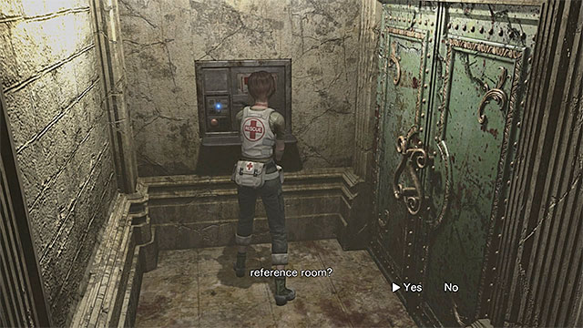 Use the service lift to send the charm to Billy. - Obtaining the Blue Leech Charm | Laboratory Walkthrough - Laboratory - Resident Evil Zero HD Game Guide & Walkthrough