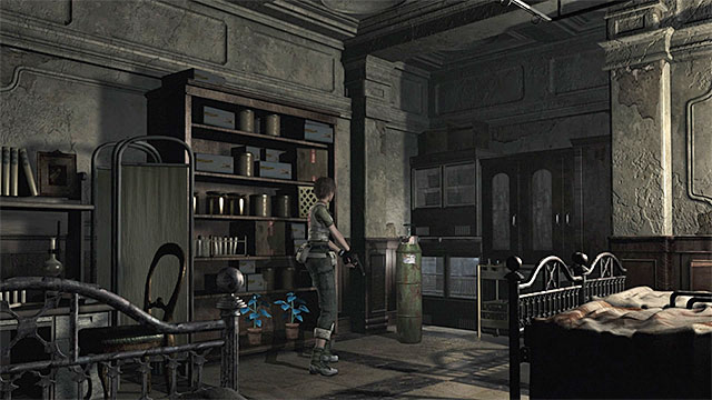 Obtaining Green Chemical is more difficult, because you need to go back to the training facility - Obtaining the Blue Leech Charm | Laboratory Walkthrough - Laboratory - Resident Evil Zero HD Game Guide & Walkthrough