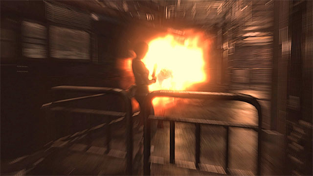 Use the grenade launcher to quickly eliminate the leech zombie. - Activating the cable car | Laboratory Walkthrough - Laboratory - Resident Evil Zero HD Game Guide & Walkthrough