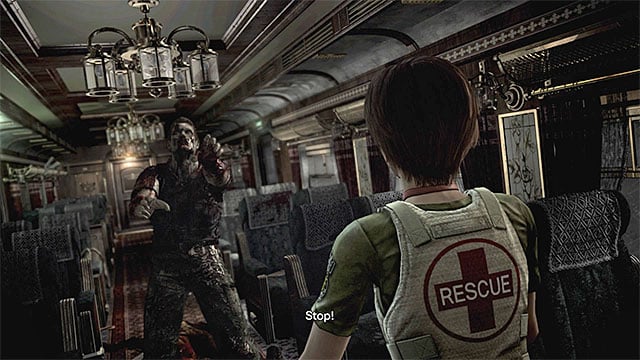If you play as Rebecca you will see a scene during which she will encounter undead Edward - Stopping the train from derailing | Ecliptic Express Train Walkthrough - Ecliptic Express Train - Resident Evil Zero HD Game Guide & Walkthrough