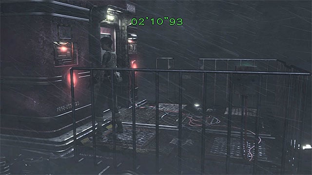 Brake control mechanism can be found at the back of the train - Stopping the train from derailing | Ecliptic Express Train Walkthrough - Ecliptic Express Train - Resident Evil Zero HD Game Guide & Walkthrough