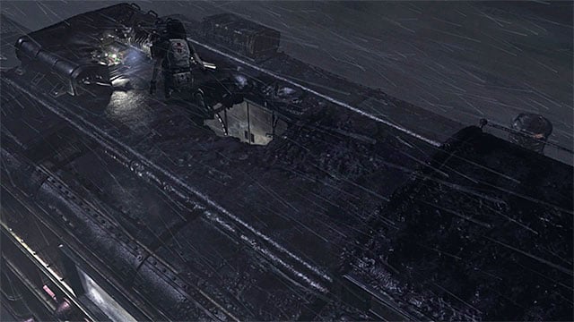 Walk towards the sparkling objects at the roof of the train - The start of the cooperation with Billy | Ecliptic Express Train Walkthrough - Ecliptic Express Train - Resident Evil Zero HD Game Guide & Walkthrough