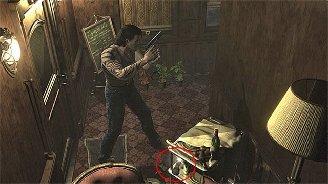 After using the ladder you will find yourself in a bar car (M1,12) - The start of the cooperation with Billy | Ecliptic Express Train Walkthrough - Ecliptic Express Train - Resident Evil Zero HD Game Guide & Walkthrough