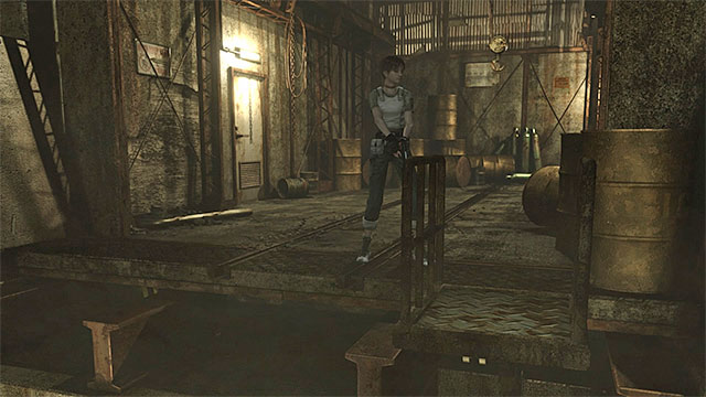 The lift that Rebecca can use - Activating the large elevator in the factory | Factory Walkthrough - Factory - Resident Evil Zero HD Game Guide & Walkthrough