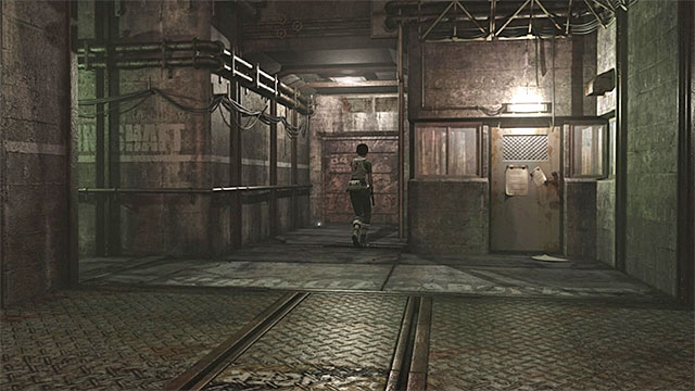 Rebecca will meet Enrico on her way for the new key - Activating the large elevator in the factory | Factory Walkthrough - Factory - Resident Evil Zero HD Game Guide & Walkthrough