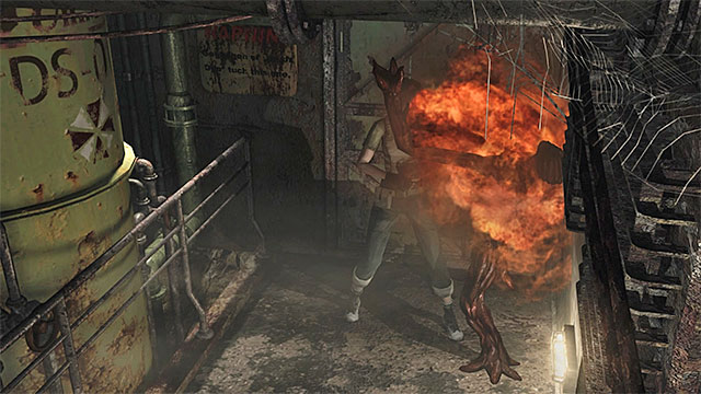 A hunter will suddenly appear in one of the corridors - Saving Billy | Treatment Plant Walkthrough - Treatment Plant - Resident Evil Zero HD Game Guide & Walkthrough