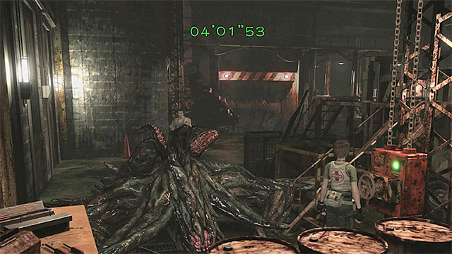 Rebecca has to safely reach four valves and interact with them. - Boss: Queen Leech - second encounter | Treatment Plant Walkthrough - Treatment Plant - Resident Evil Zero HD Game Guide & Walkthrough