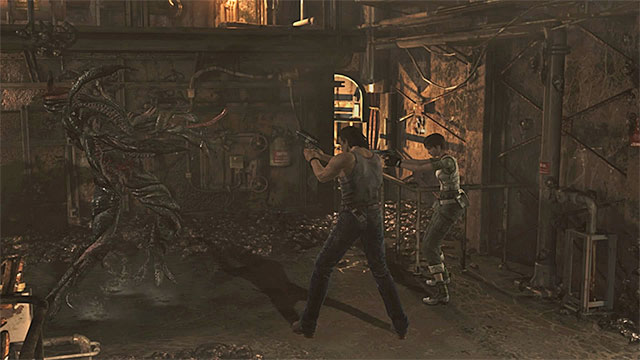 Use your best weapons to weaken the queen. - Boss 6: Queen Leech - first encounter | Boss battles - Boss battles - Resident Evil Zero HD Game Guide & Walkthrough