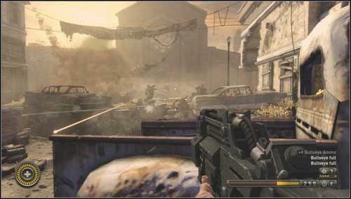 After a short cut-scene you will fight with the Hybrids' group [1] - Chapter 1 - Walkthrough - Resistance 3 - Game Guide and Walkthrough