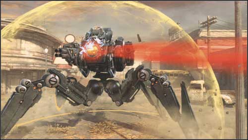 When you eliminate everyone a mech called the Stalker will attack you [1] - Chapter 1 - Walkthrough - Resistance 3 - Game Guide and Walkthrough