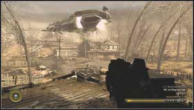 Passing the ruined building climb the second floor and get the Shrapnel Grenades [1] - Chapter 2 - Walkthrough - Resistance 3 - Game Guide and Walkthrough