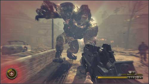 After eliminating few waves of the enemies you'll by attacked by the Brawler [1] - Chapter 4 - Walkthrough - Resistance 3 - Game Guide and Walkthrough