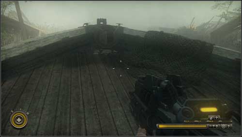 At the barge's prow [1] near the tires you will find the Change in Strategy note - Chapter 5 - p. 1 - Walkthrough - Resistance 3 - Game Guide and Walkthrough