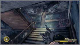 Move ahead [1] and turn left by the door - Chapter 6 - p. 4 - Walkthrough - Resistance 3 - Game Guide and Walkthrough