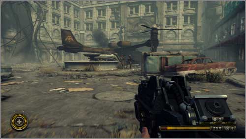 When only few enemies are alive, use the rope and finish them - Chapter 7 - p. 1 - Walkthrough - Resistance 3 - Game Guide and Walkthrough