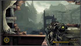 When you kill the main opponent, eliminate the rest and follow your companions to the bar [1] - Chapter 7 - p. 2 - Walkthrough - Resistance 3 - Game Guide and Walkthrough