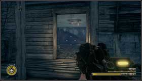 Jump down from the fortifications and turn right near the first barricade [1] - Chapter 11 - p. 1 - Walkthrough - Resistance 3 - Game Guide and Walkthrough