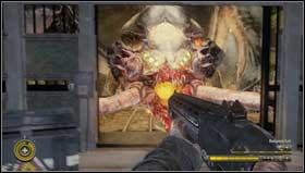 Get to the elevator on the right [1] - Chapter 12 - p. 3 - Walkthrough - Resistance 3 - Game Guide and Walkthrough