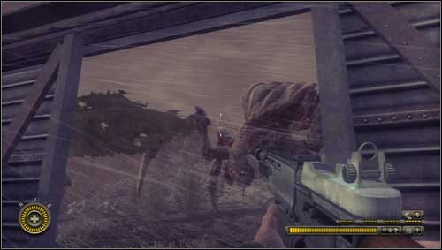 You'll witness how the Widowmakers smash the bandits' vehicles - Chapter 13 - Walkthrough - Resistance 3 - Game Guide and Walkthrough