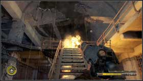 When you leave the cell kill the bandit [1] in front of you and go left [2] - Chapter 15 - p. 1 - Walkthrough - Resistance 3 - Game Guide and Walkthrough