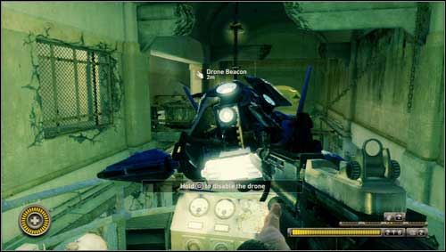 Move towards the place where you've been attacked and find the platform leading to the second Drone [1] - Chapter 15 - p. 2 - Walkthrough - Resistance 3 - Game Guide and Walkthrough