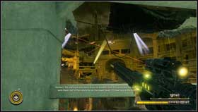 Take the note, get back to the corridor and pass the door leading to the round block - Chapter 15 - p. 3 - Walkthrough - Resistance 3 - Game Guide and Walkthrough