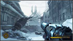 Going lower you'll get to the rope [1] - Chapter 17 - p. 1 - Walkthrough - Resistance 3 - Game Guide and Walkthrough