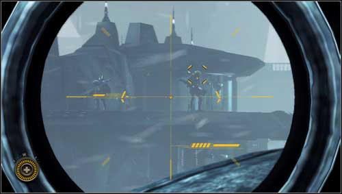 You should start with eliminating two Hybrids with the Wildfire launchers [1] - Chapter 17 - p. 1 - Walkthrough - Resistance 3 - Game Guide and Walkthrough