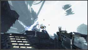 Now it's time to clear the post on the right - Chapter 17 - p. 1 - Walkthrough - Resistance 3 - Game Guide and Walkthrough